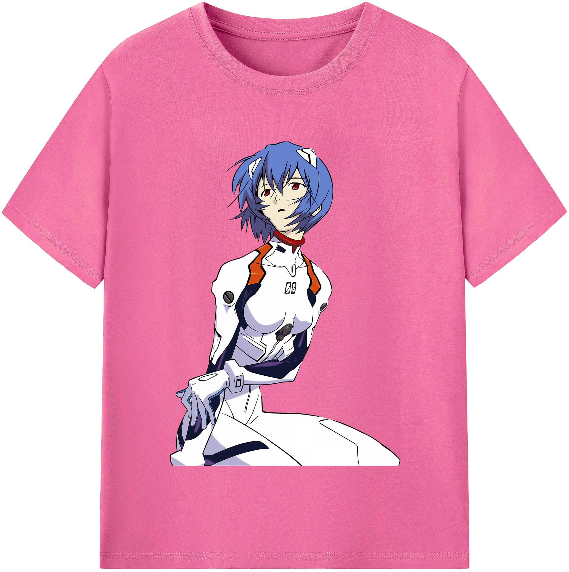 （画像用） EVA 新世紀エヴァンゲリオン レディースカジュアルプリントTシャツ（綿100％）